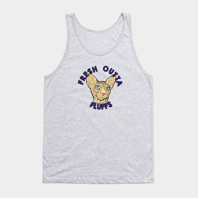 Fresh Outta Fluffs Tank Top by The Lemon Stationery & Gift Co